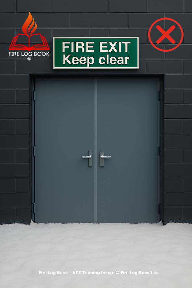 Fire Exit - Non-Compliant